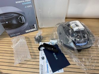 BUBLUE BUBOT 300P Robotic Pool Cleaner Cordless Vacuum Above-Ground 850 Sq Ft