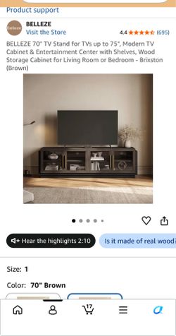TV console table