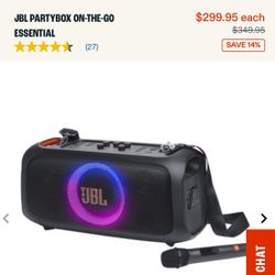 JBL PARTYBOX ON-THE-GO ESSENTIAL SPEAKER