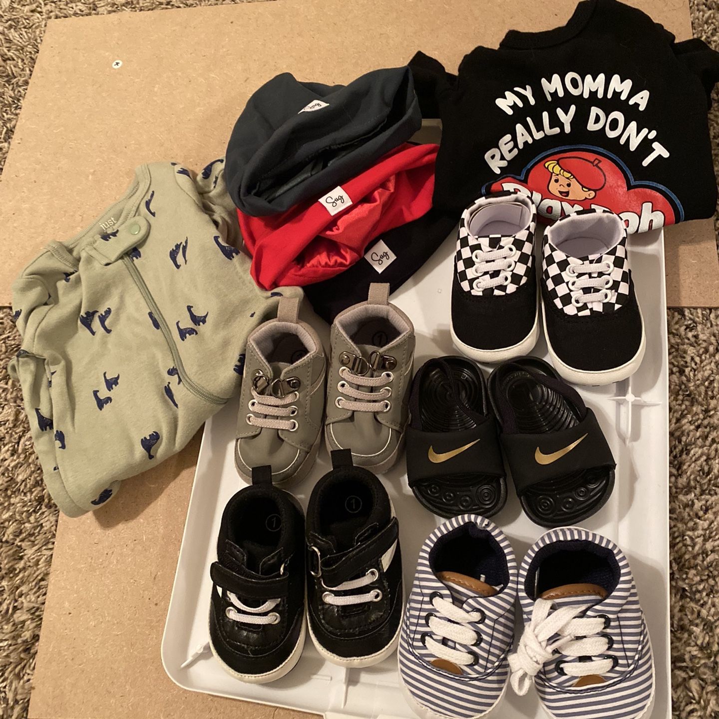 Baby Shoes And Clothes 0-3months