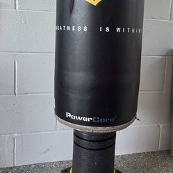 Everlast Powercore Freestanding Heavy Bag - Black/White