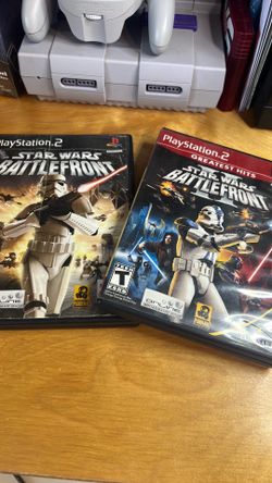 PlayStation 2 / PS2 - Star Wars Battlefront 1 and 2