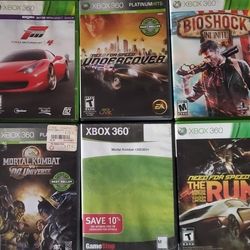 Lot of 8 Xbox 360 Games 