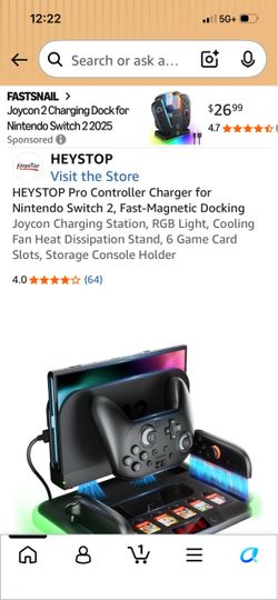 Nintendo charging station