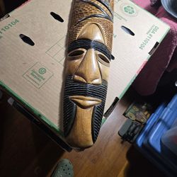 Large African Wood Mask