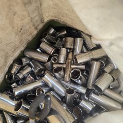 Large Socket Set Lot 140+ Pieces Deep & Standard Sockets