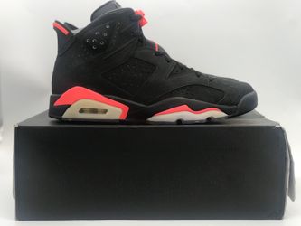 NIB Air Jordan 6 Retro Infrared Black Men's Sneakers(2014) US10
