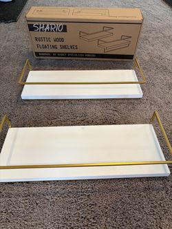 Floating shelves