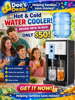 Hot and cold water dispenser BRAND NEW IN BOX ONLY $50