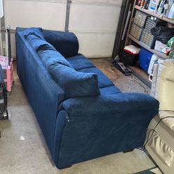 Blue Sofa Bed 