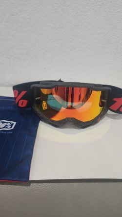 NEW 100% 50014-00043 Accuri 2 Goggle - Huaraki/Red Mirror - MOTORCYCLE/OFFROAD