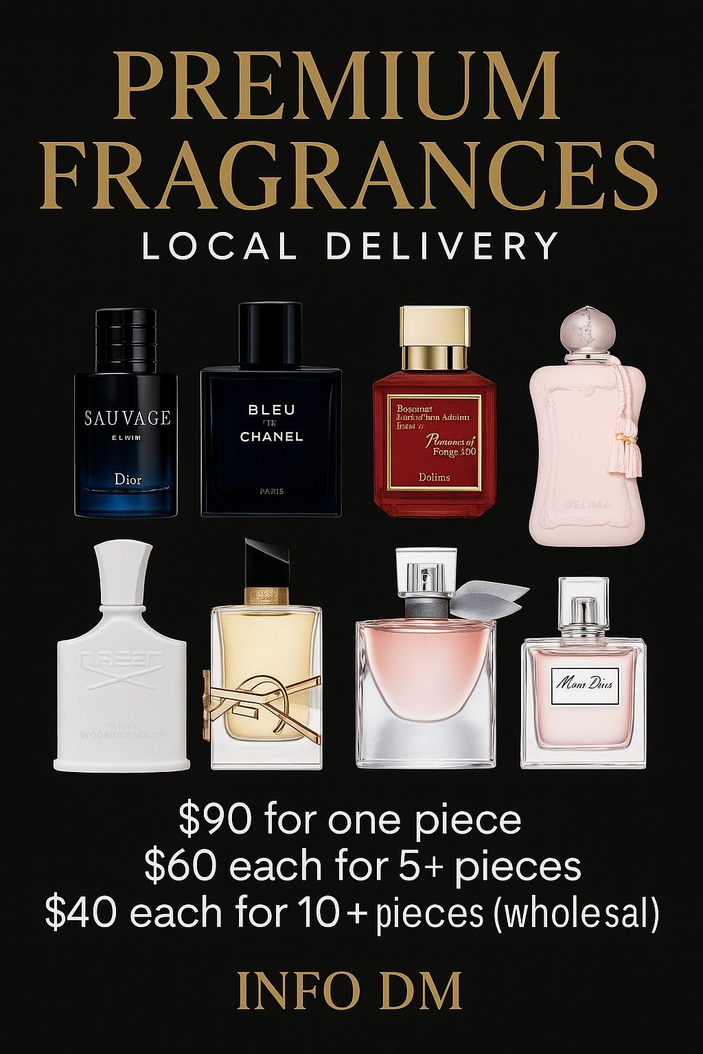 💎 Premium Fragrances – Local Delivery (Wholesale Available) 