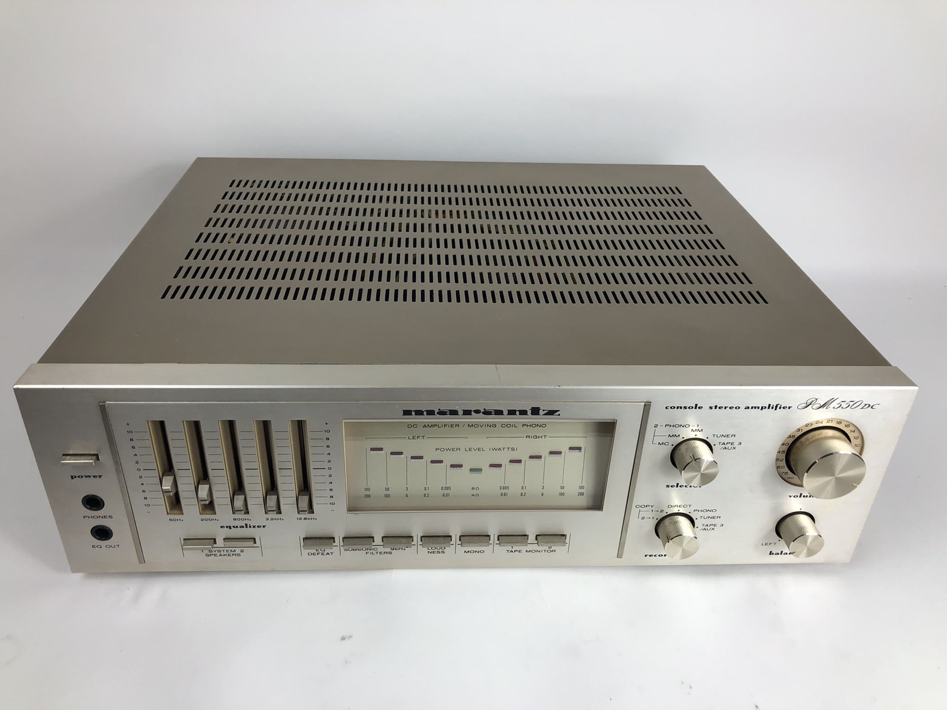 Vintage Marantz Stereo Amplifier PM 550 DC