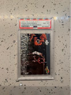 🔥 1996 Space Jam Michael Jordan “Jordan’s Silver Screen” PSA 8 – Rare Insert Card 🔥
