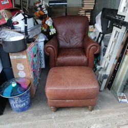 Chair and Ottoman 