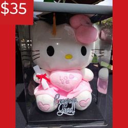 Graduation 15 inch Hello Kitty in Box Gift Grad