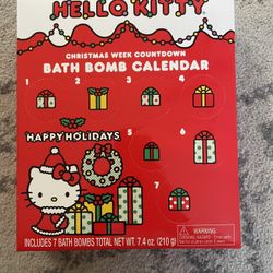 Hello Kitty Bath Bomb Calendar 