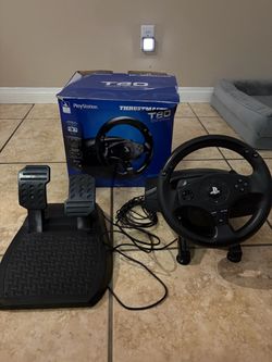 Thrustmaster T80 Racing Wheel & Pedals PS4 PS3 With Original Box Tested