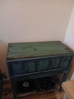 Radio and record player