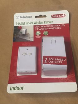 Westinghouse 2-Outlet Indoor Wireless Remote #T28068