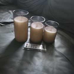 Flameless Candles W Remote