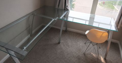 Glass Computer Desk