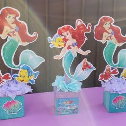 Little Mermaid Center Pieces