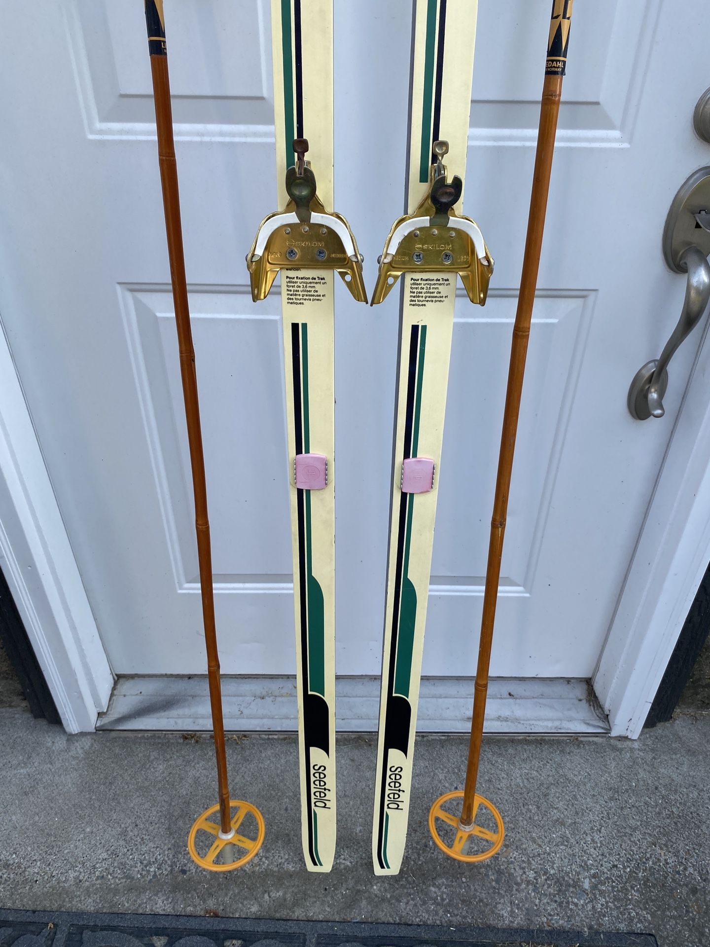 **TRAK NOWAX 205cm CROSS COUNTRY SKIS W/POLES** for Sale in Liberty