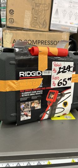 RIDGID micro ca-25 inspection camera see under ,behind and around