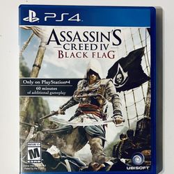 PS4 Video Game - Assassins Creed IV Black Flag 