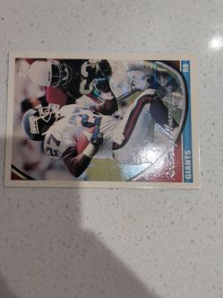Topps NY Giants RB #27 Football Card
