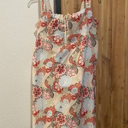 Maternity Floral Print Dress