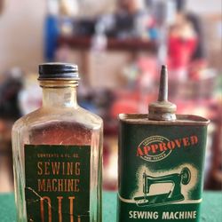 Vintage Sewing Machine Oil Lot (2)