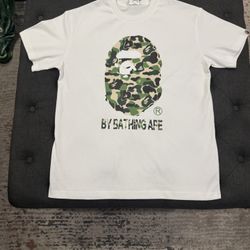 BAPE ABC Camo By Bathing Ape White/Green Colorway, Size Men’s Large, Brand New