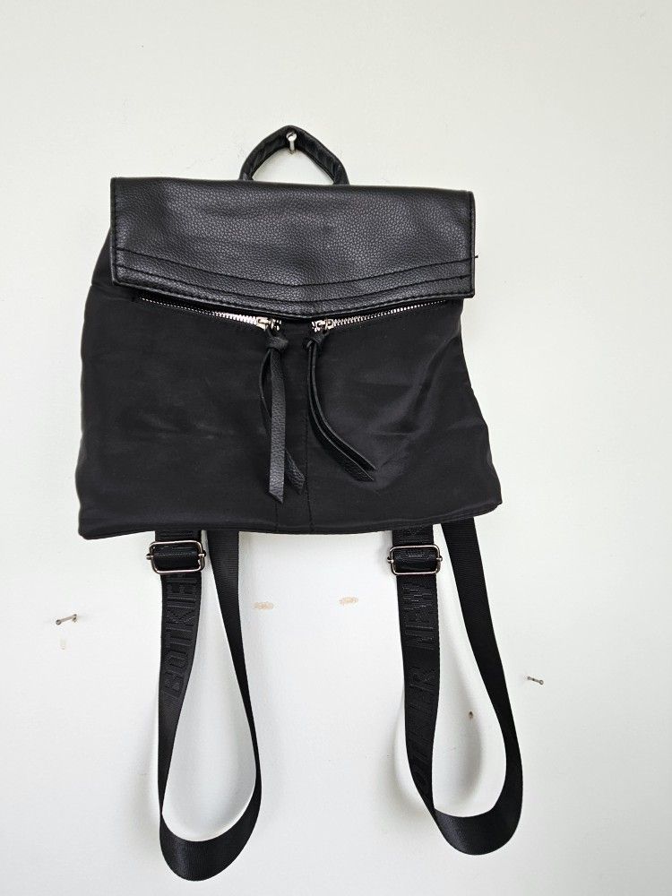 Botkier New York Black Nylon Mini Backpack