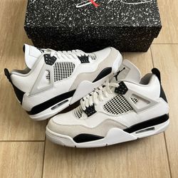Jordan 4 Retro Military Black Size 9 (New & Authentic)