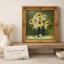 Small Art Handmade Oil Painting, Frame Included