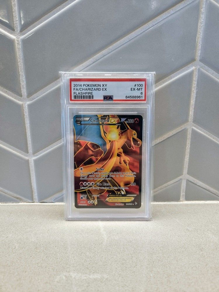 Pokemon XY Flashfire Charizard EX 100 PSA 6!