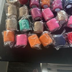 Self adhesive bandage wrap