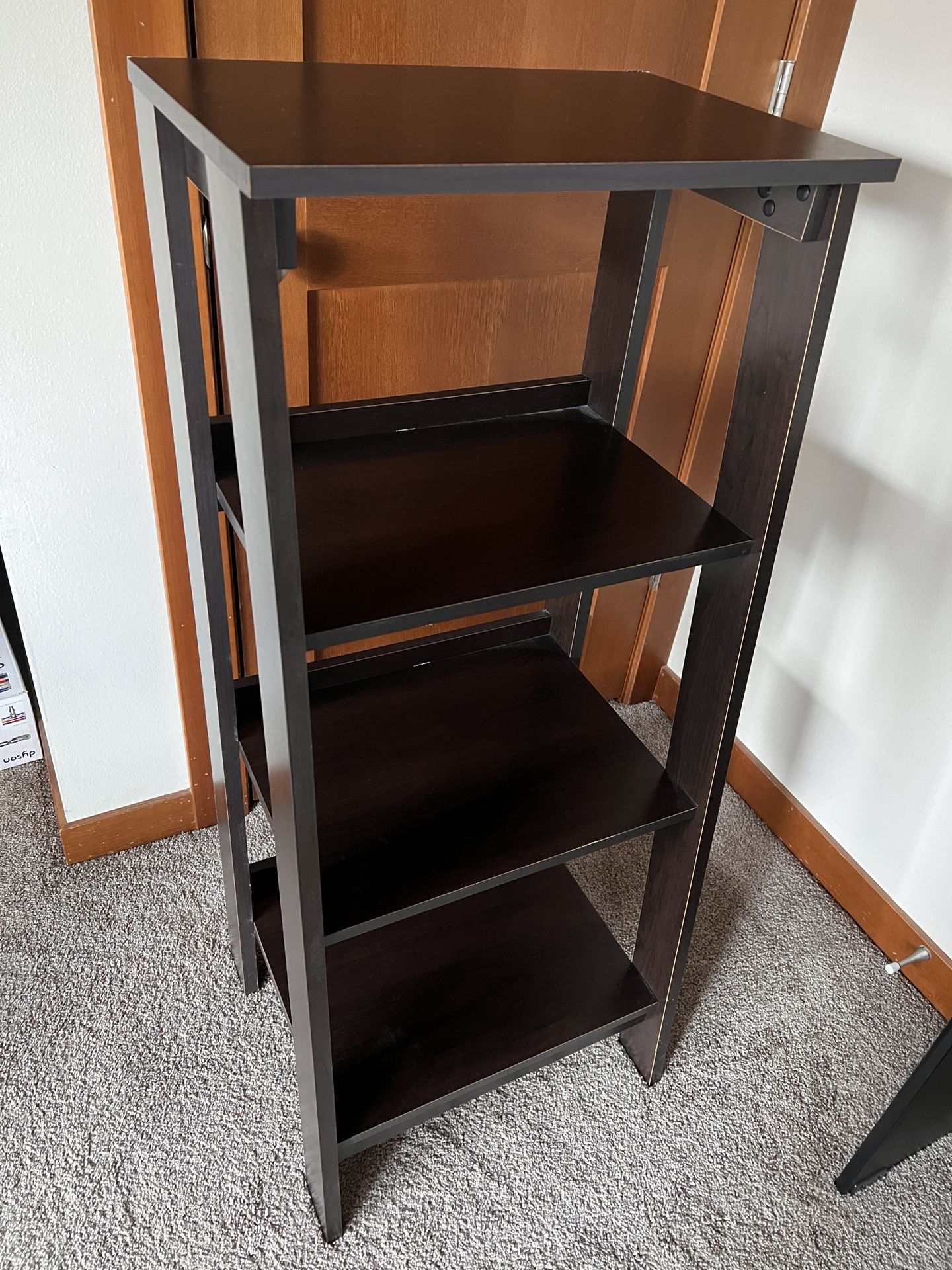 4 Tier Wooden Ladder Bookshelf