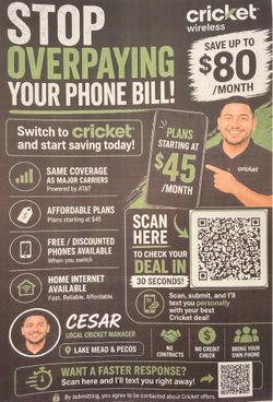 Save Up To $80 On Your Phone Bill – Cricket Wireless Deals 🔥