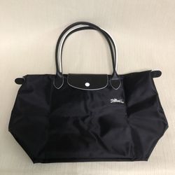 Longchamp Le Pliage 70th Anniversary  Tote Bag size large Black