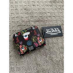 BRAND NEW Von Dutch Originals Black JAX Wallet