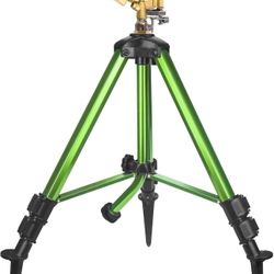 Triumpeek Impact Sprinkler on Tripod Base with Stakes