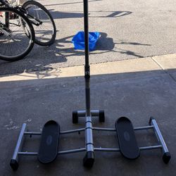 Leg Machine Leg Exercise Cardio Fitness Stepper Gym Trainer Workout Machine Black