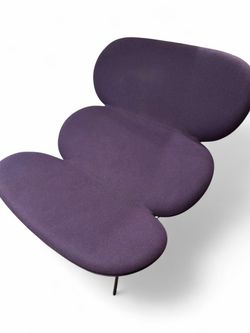 Vintage designer Kelly Purple Clover Lounge chair