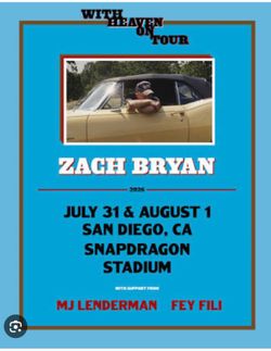 Zach Bryan Snapdragon July 31