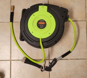 Flexzilla 50 ft. 150 PSI Retractable Air Hose Reel and Biaomei air sprayer