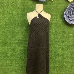 Old navy Black Crochet Dress Size Large