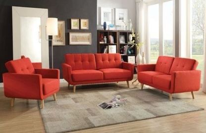 Brand New Red Sofa and Love Seat Set